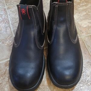 Size 8 Redback Men's USBOK Dark Brown Leather Boot